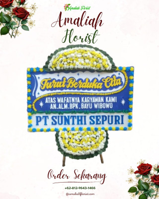 Papan Bunga Duka di Ayuhulalo